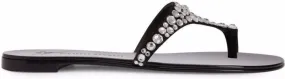 Giuseppe Zanotti Nebula crystal-embellished sandals Black