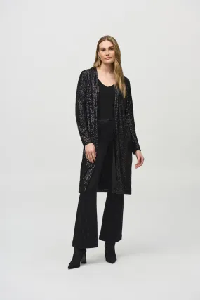 Glamorous Sequin Long Coat Style 244925