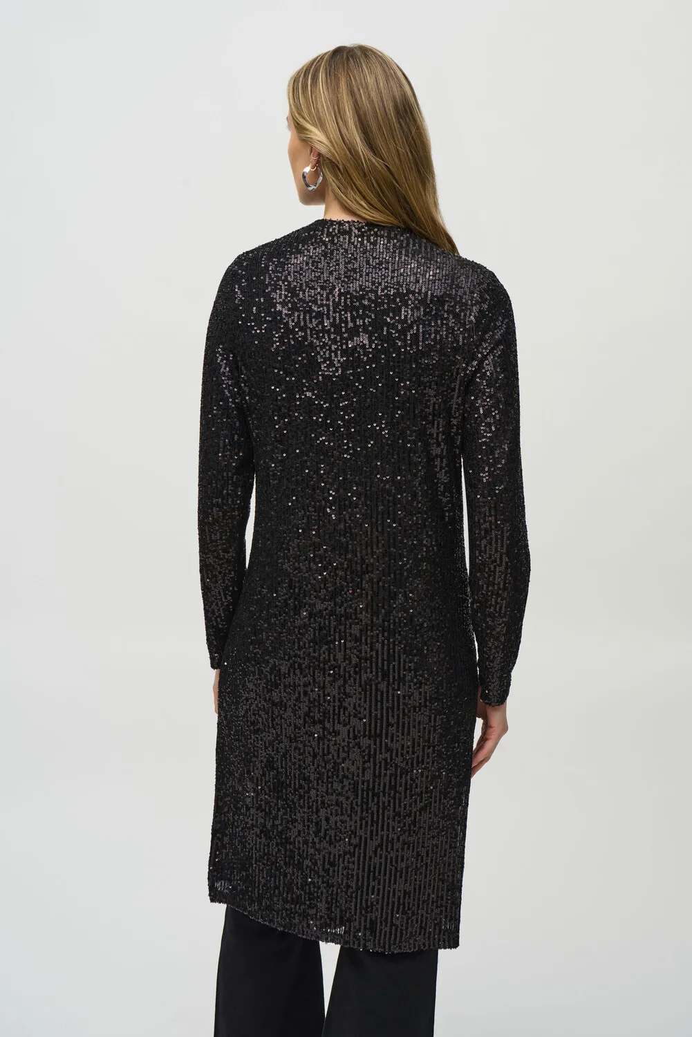 Glamorous Sequin Long Coat Style 244925