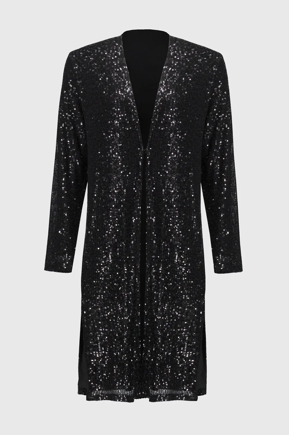 Glamorous Sequin Long Coat Style 244925