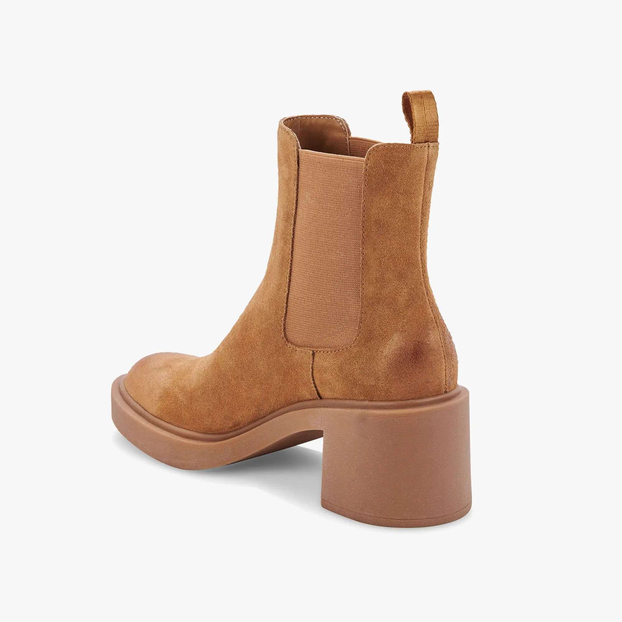 GUNNER BOOTIES BROWN SUEDE - re:vita