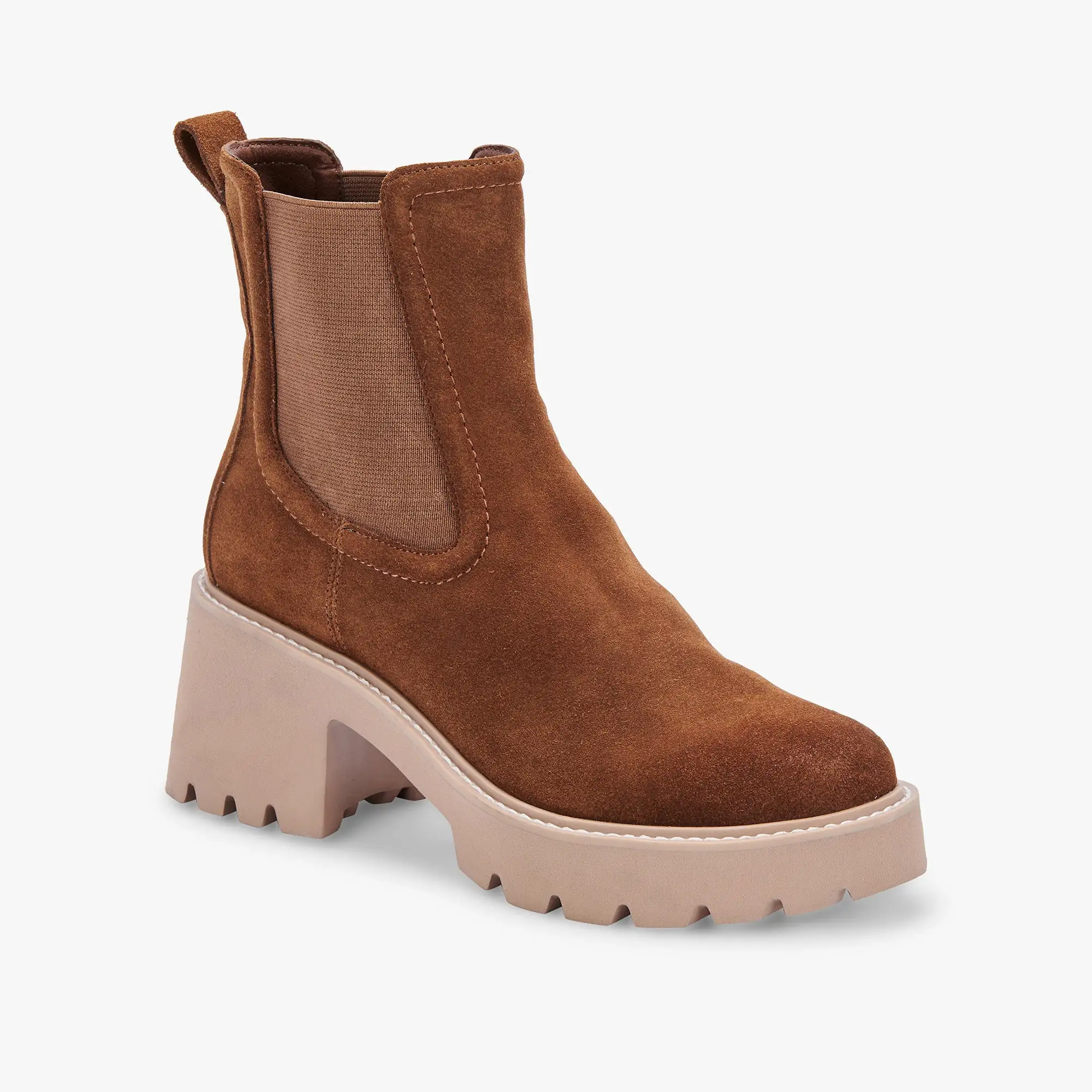 HAWK H20 WIDE BOOTIES DK BROWN SUEDE