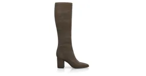 Heeled Sock Boots 10249