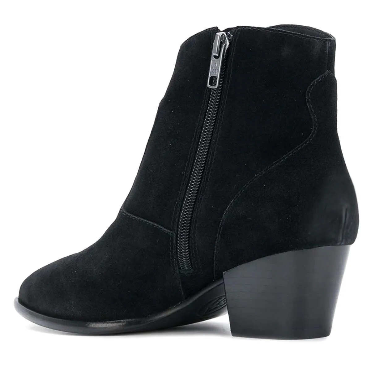 Heidi Bis Suede Leather Women's Heeled Ankle Boots