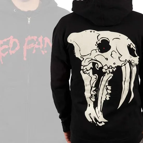 Hoodie - Red Fang - Fang - Zip