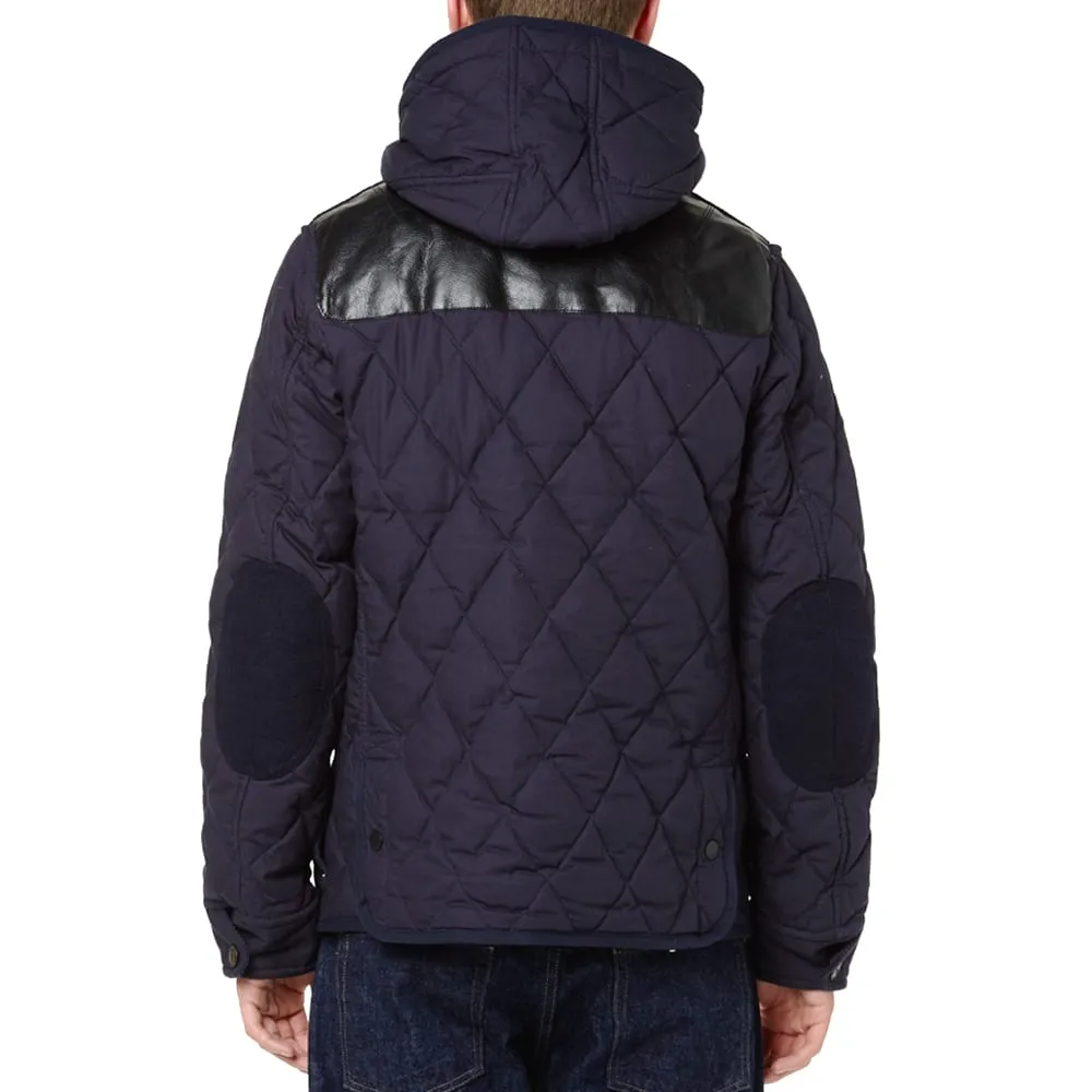 Junya Watanabe MAN x Duvetica Quilted Four Pocket Hunting ParkaNavy