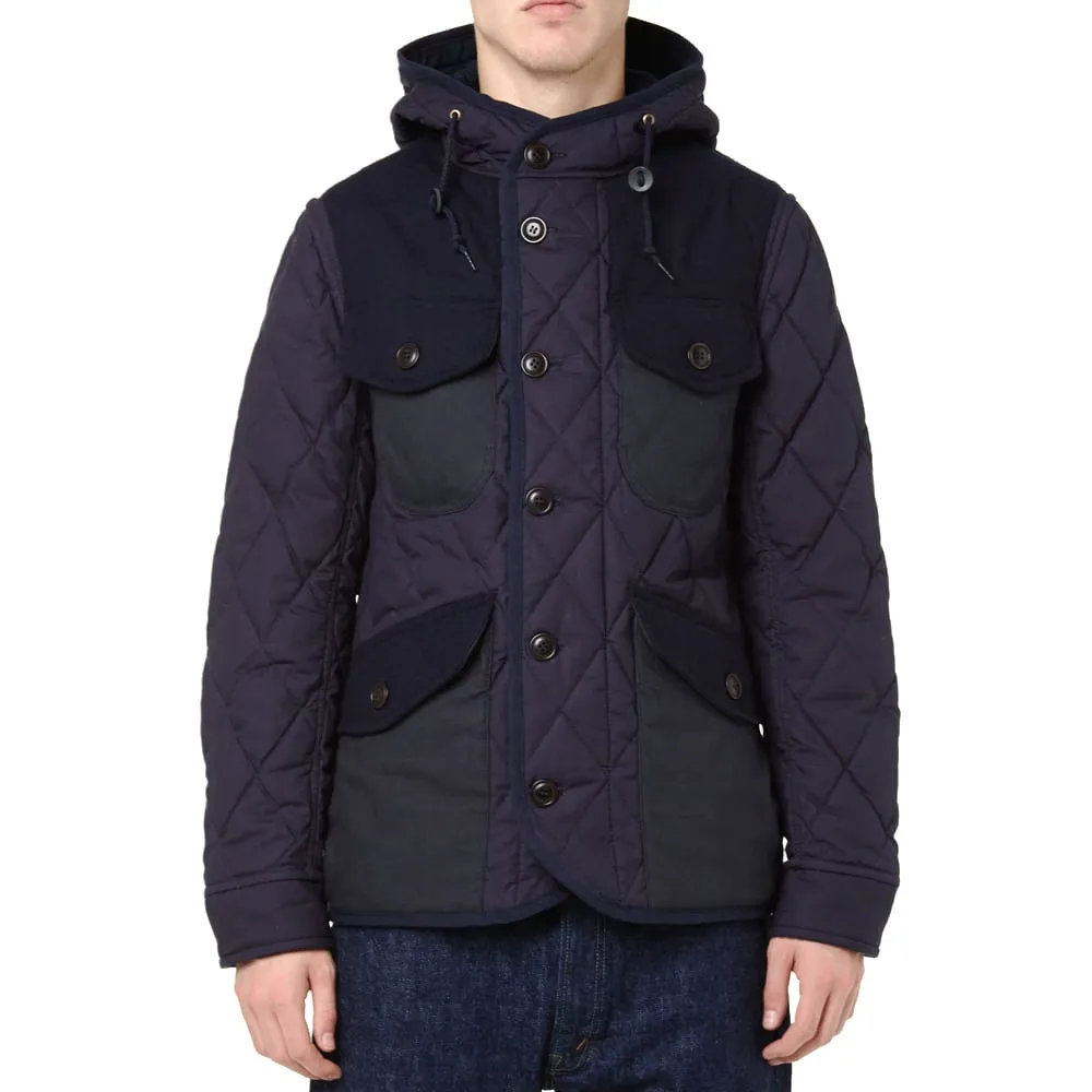 Junya Watanabe MAN x Duvetica Quilted Four Pocket Hunting ParkaNavy