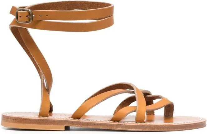 K. Jacques Zeno calf-leather sandals Brown