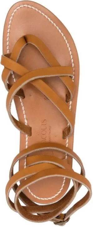 K. Jacques Zeno calf-leather sandals Brown