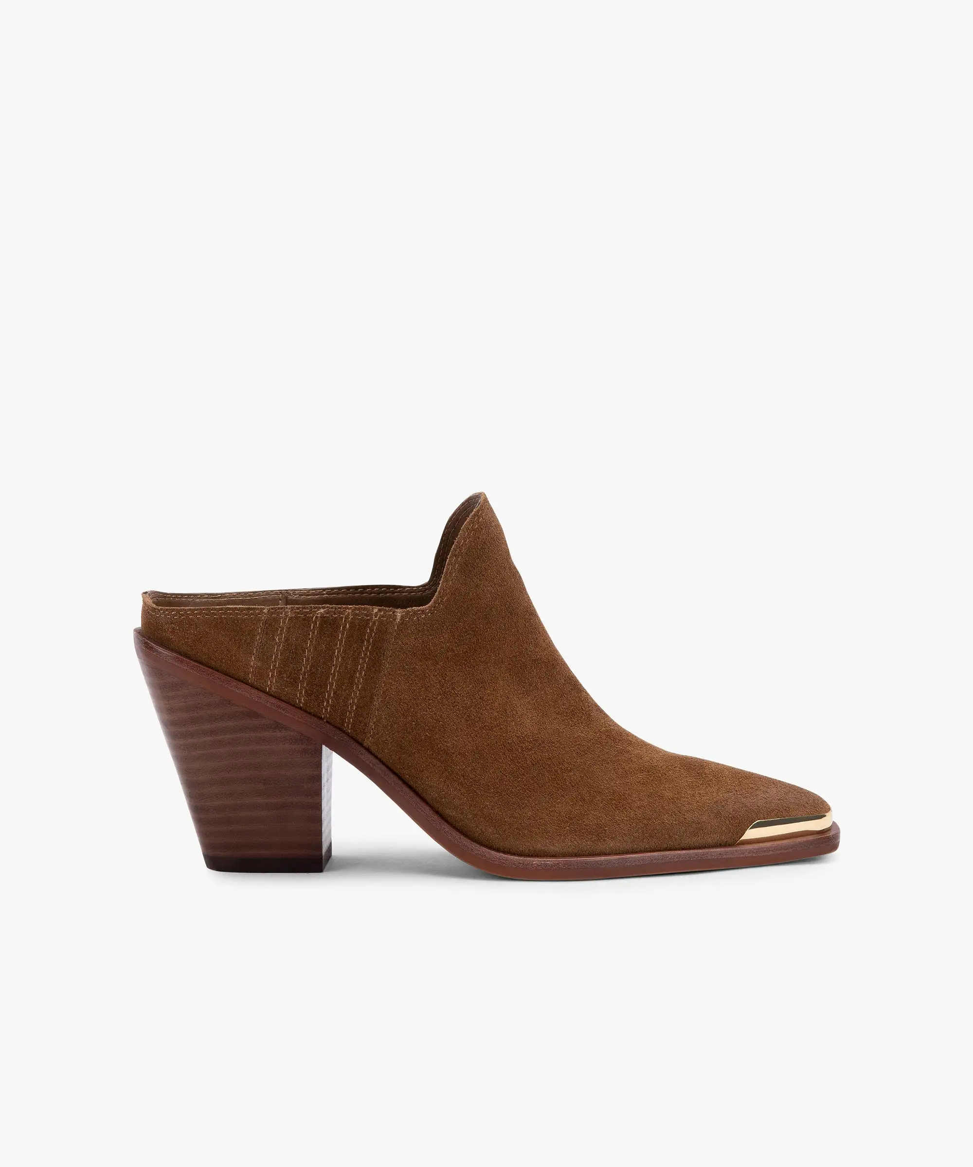 KATE HEELS DK BROWN SUEDE re:vita