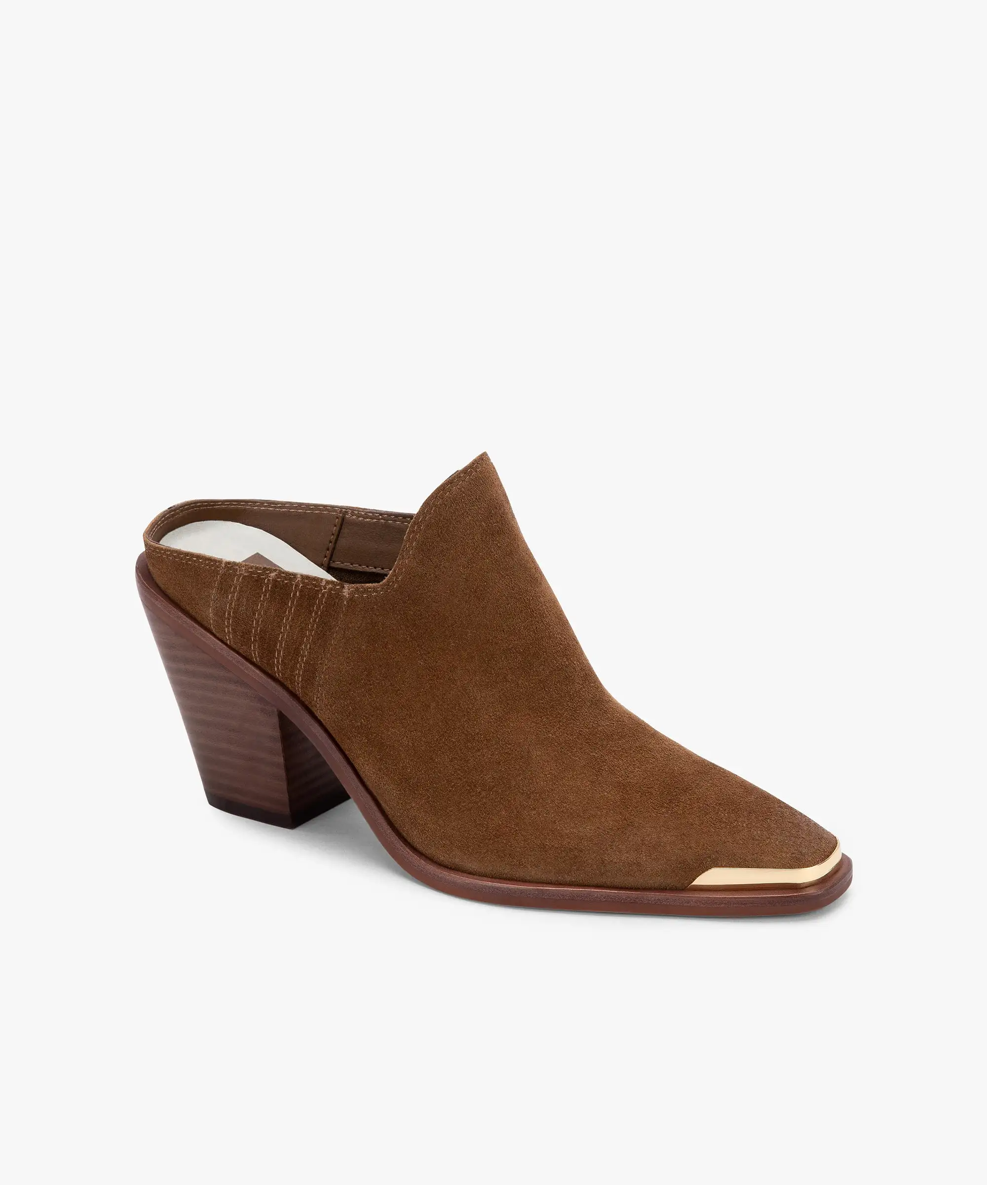 KATE HEELS DK BROWN SUEDE re:vita