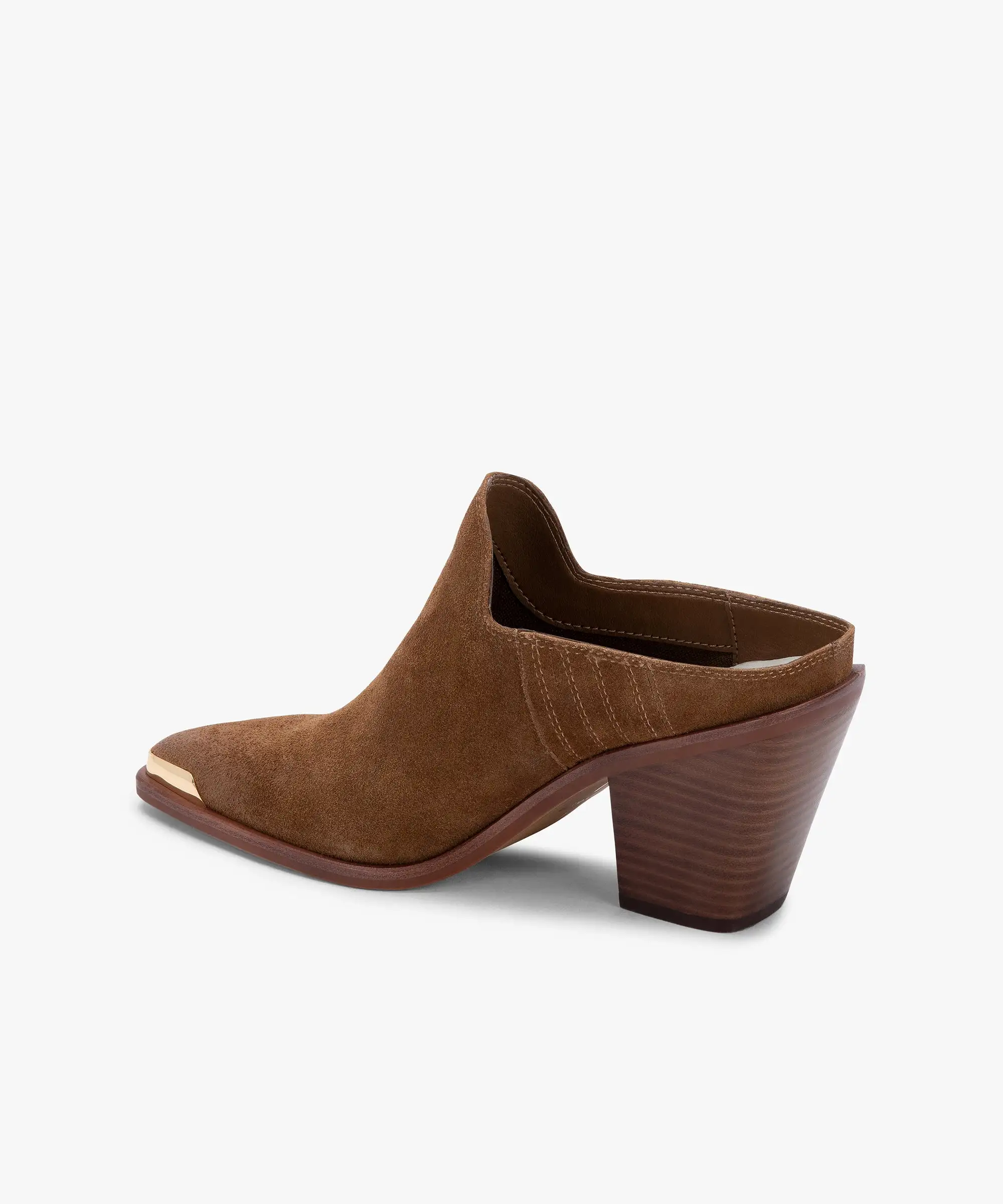 KATE HEELS DK BROWN SUEDE re:vita