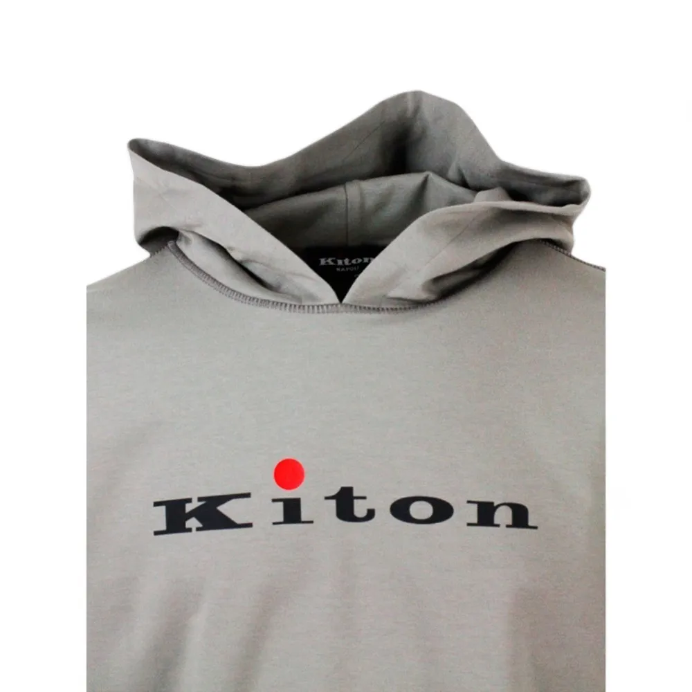 Kiton  |Unisex Plain Logo Hoodies