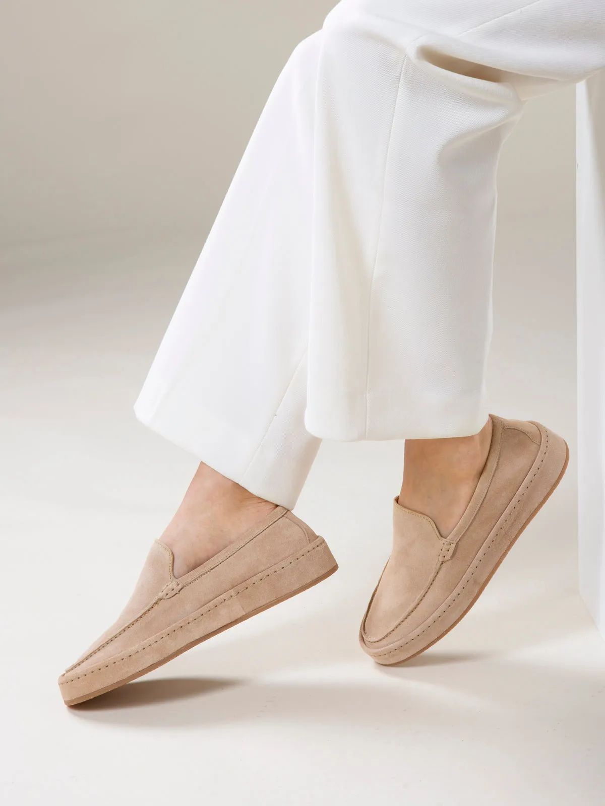 Lady Light Beige Voyager Loafer