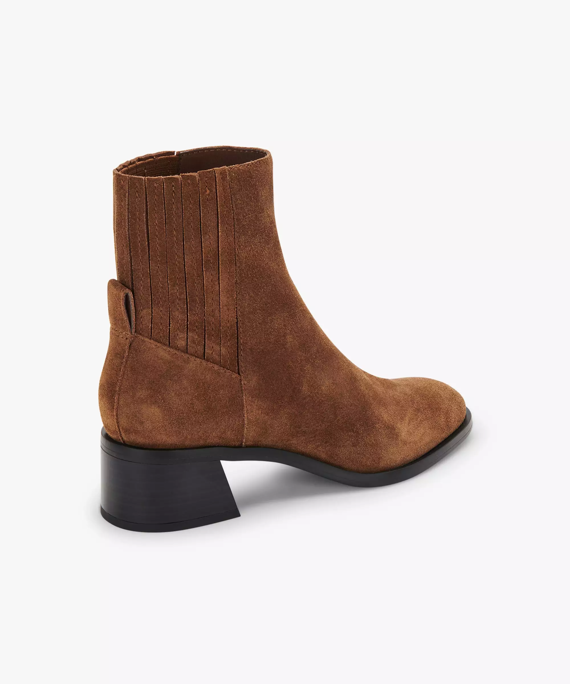 LAYTON BOOTIES DK BROWN SUEDE