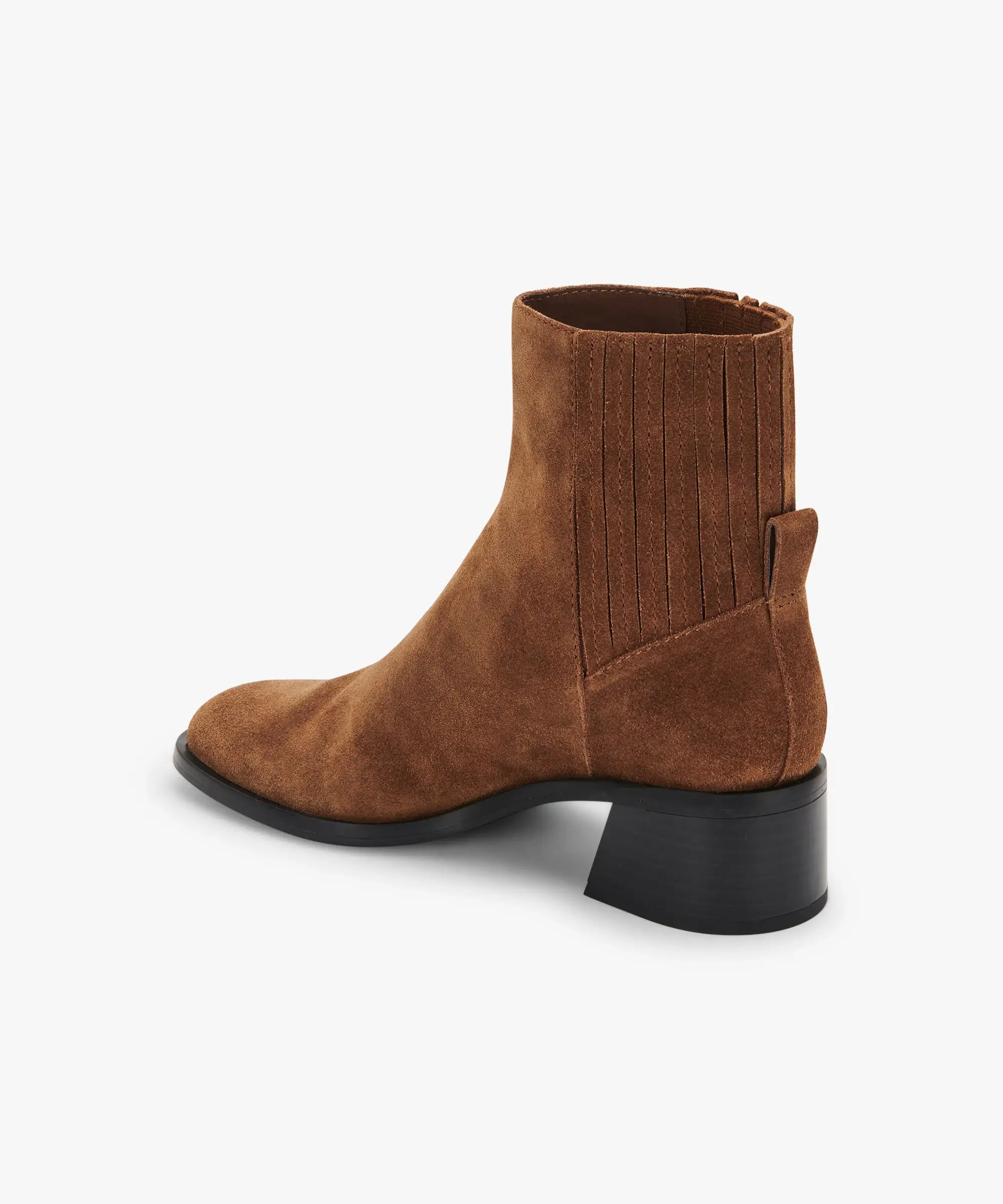 LAYTON BOOTIES DK BROWN SUEDE