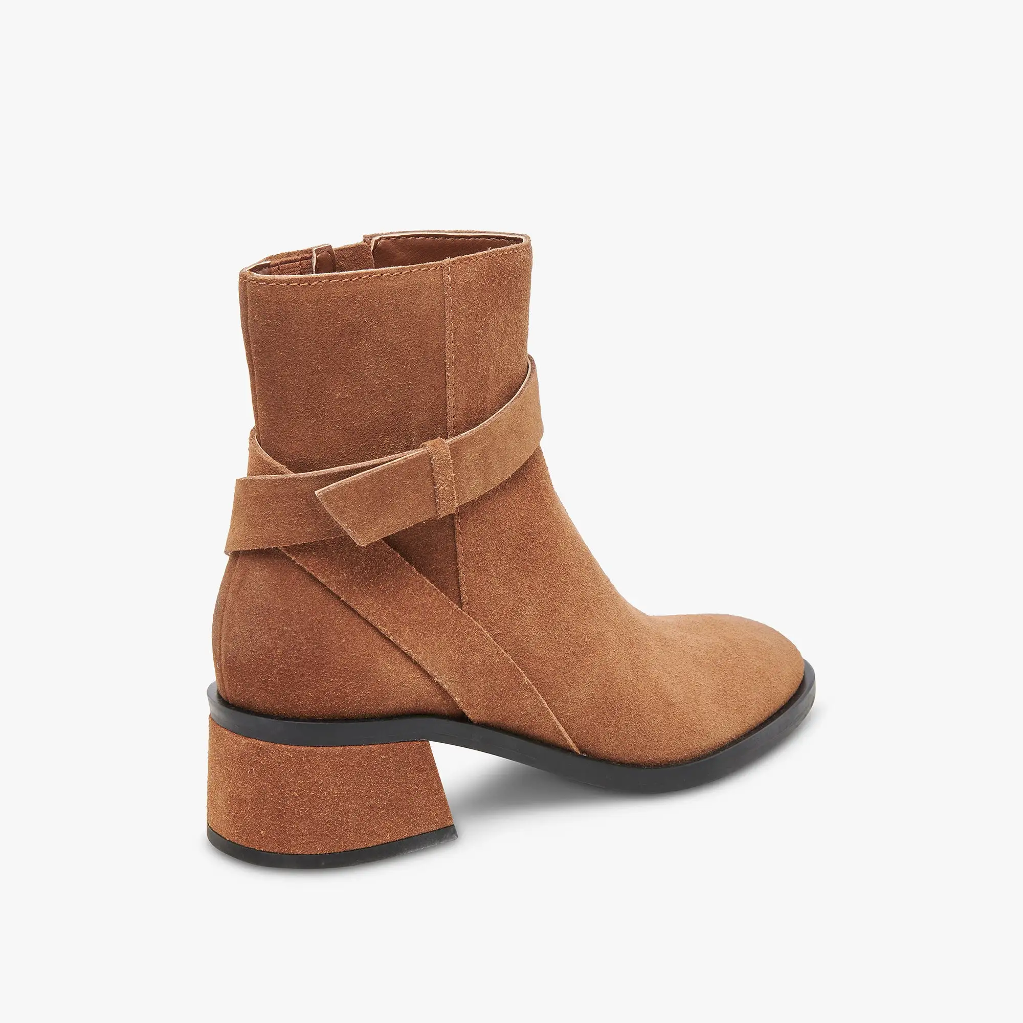 LELAND BOOTIES BROWN SUEDE