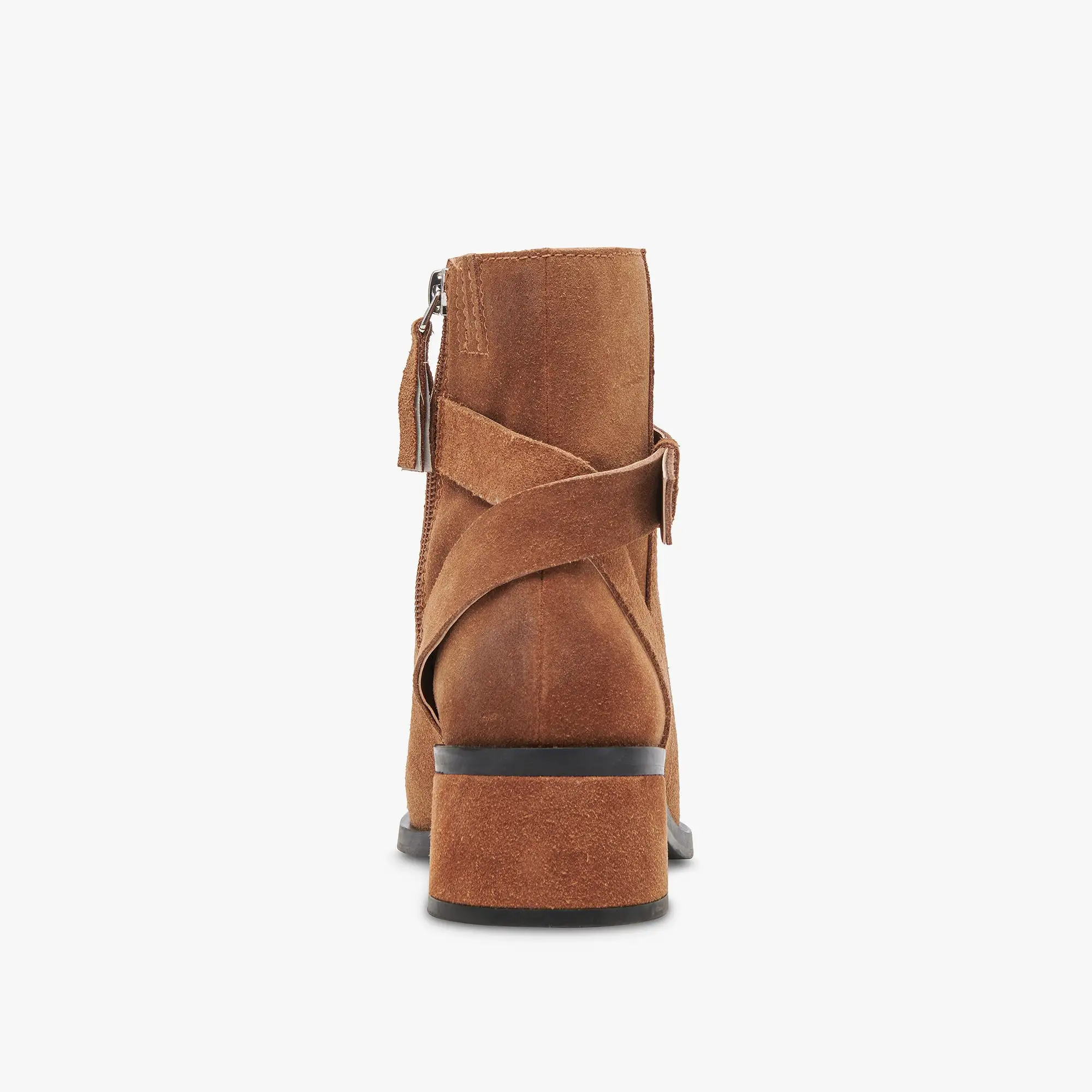 LELAND BOOTIES BROWN SUEDE