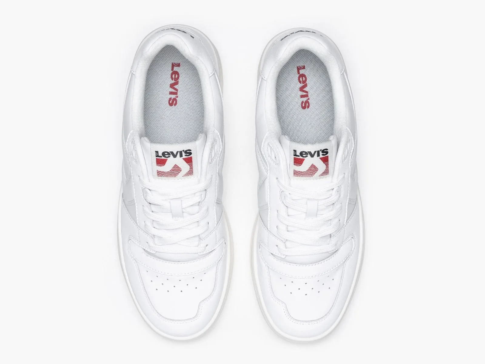 Levis Glide Lace Up Sneakers White