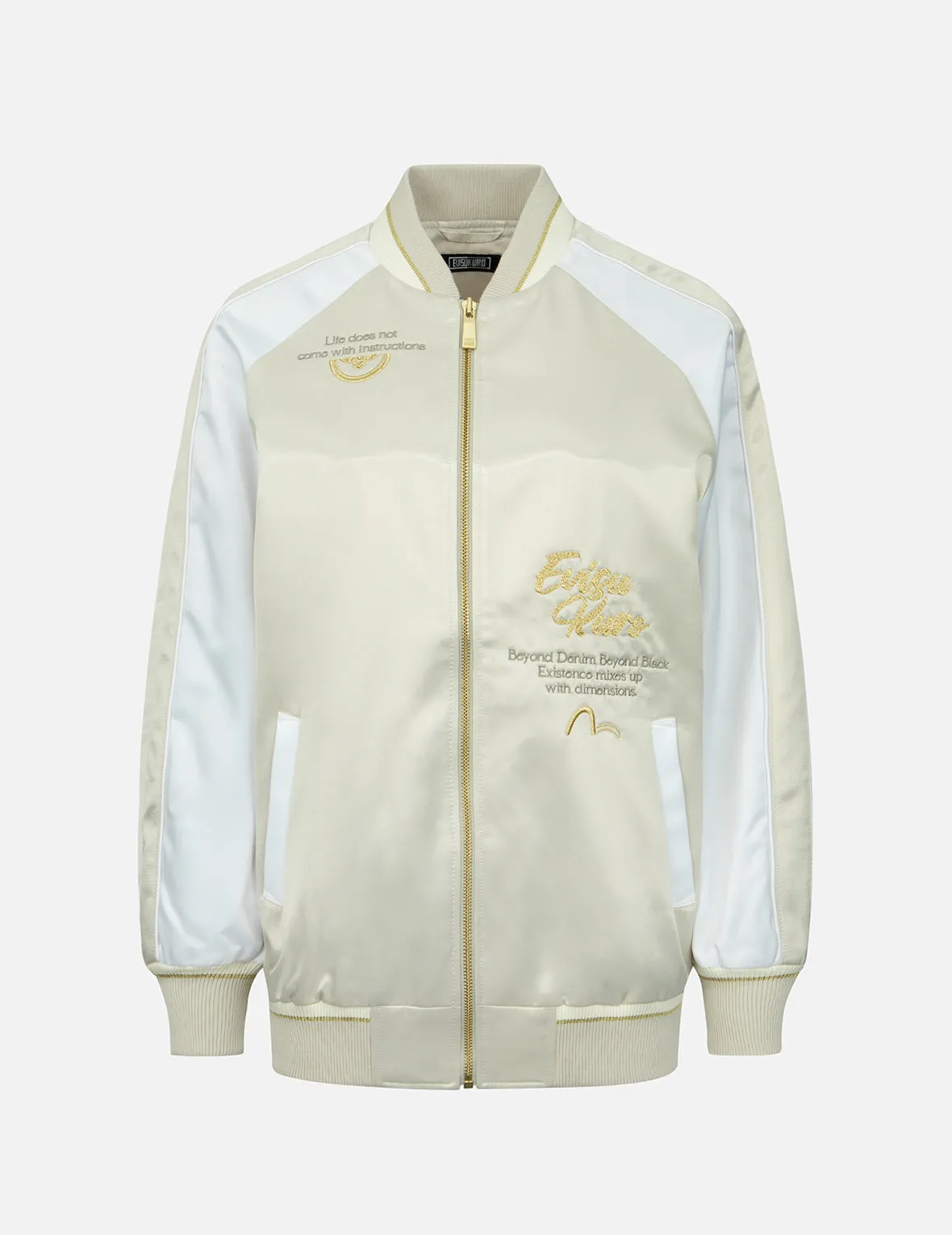 Logo and Kamon Embroidery Souvenir Jacket