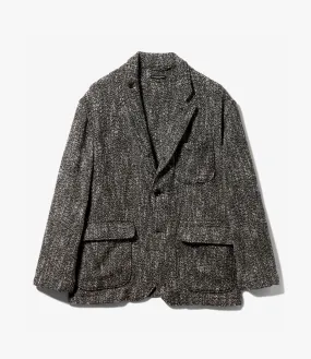 Loiter Jacket – Brown/Black Homespun Wool