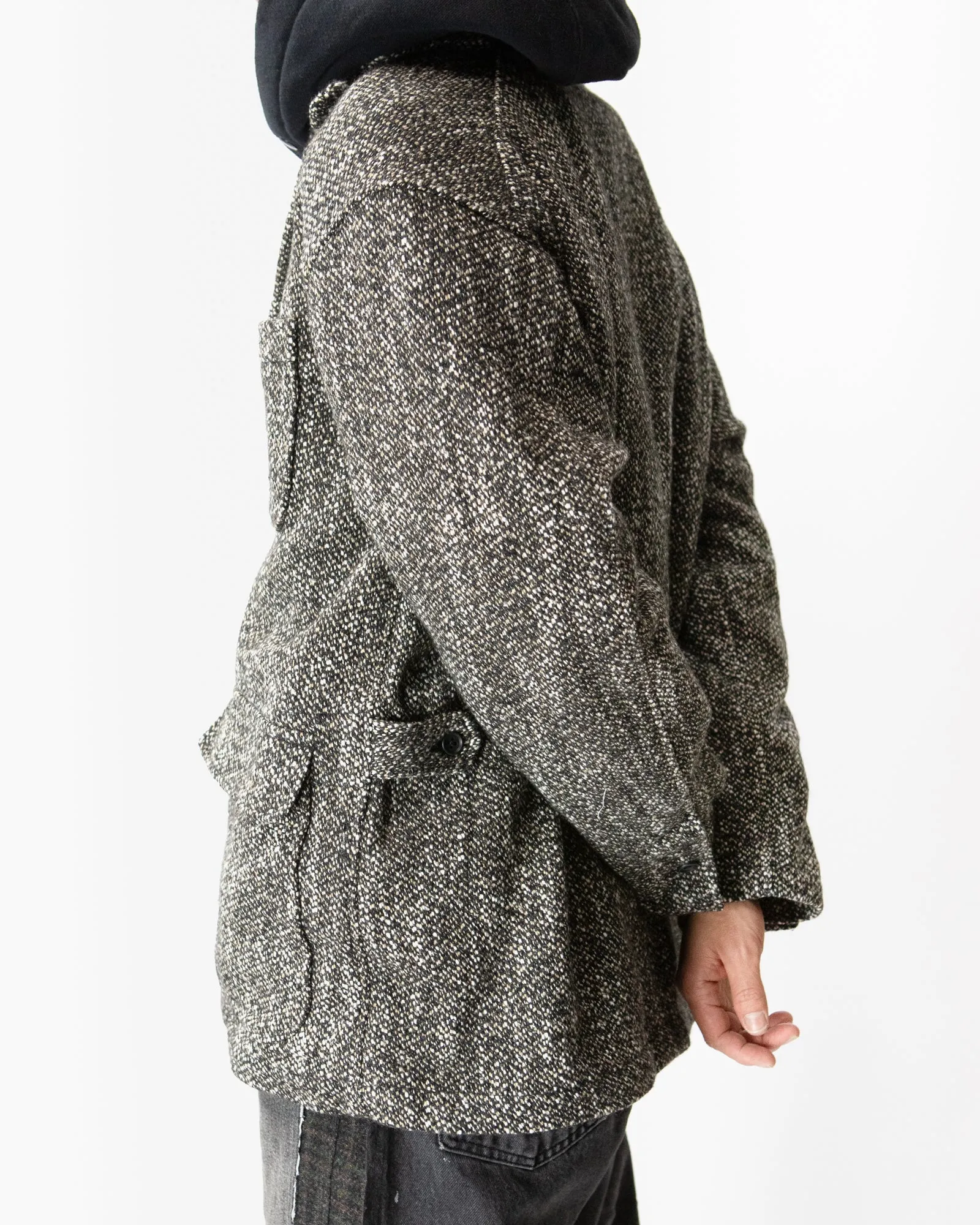 Loiter Jacket – Brown/Black Homespun Wool