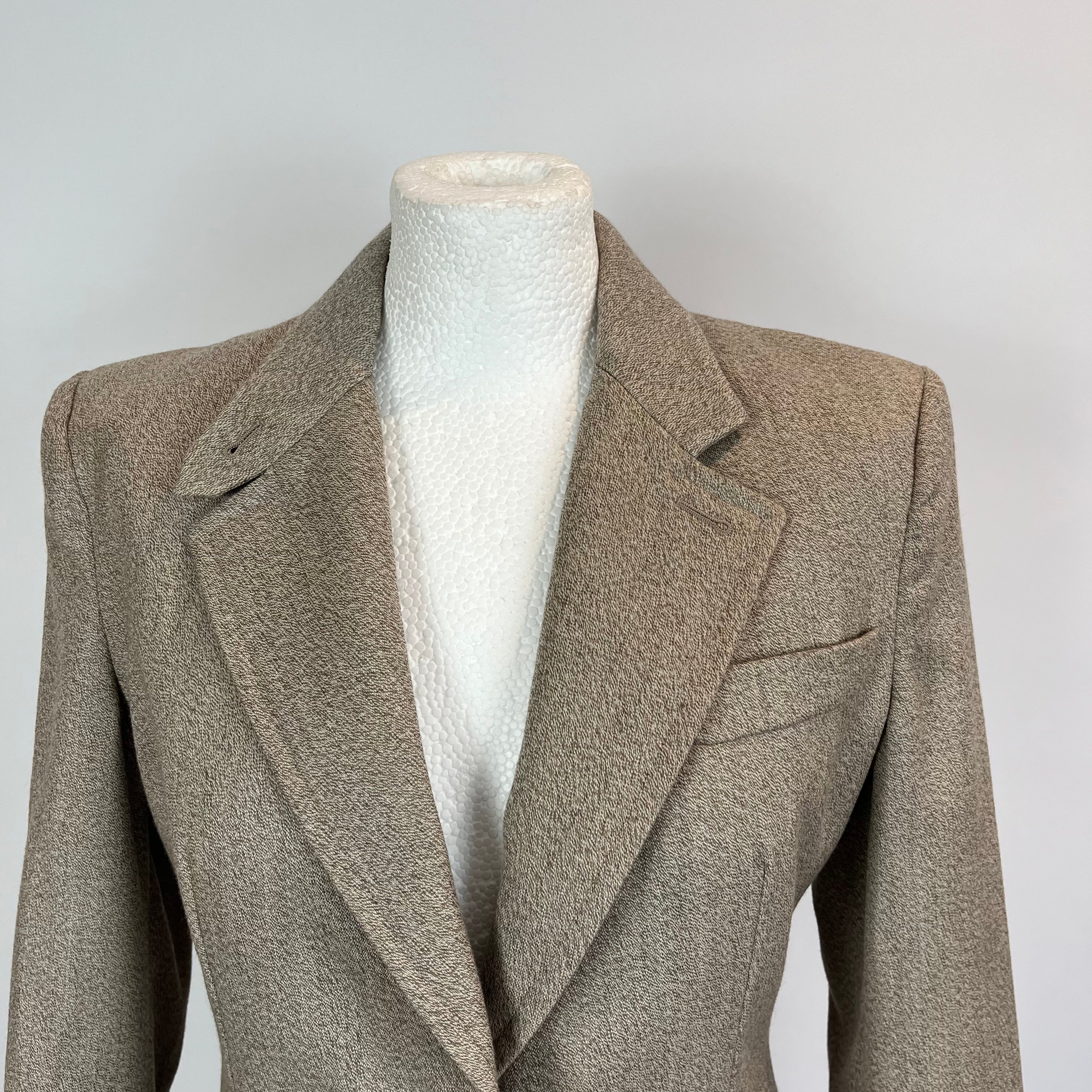 Loro Piana 3000 Beige Marl Cashmere Jacket M