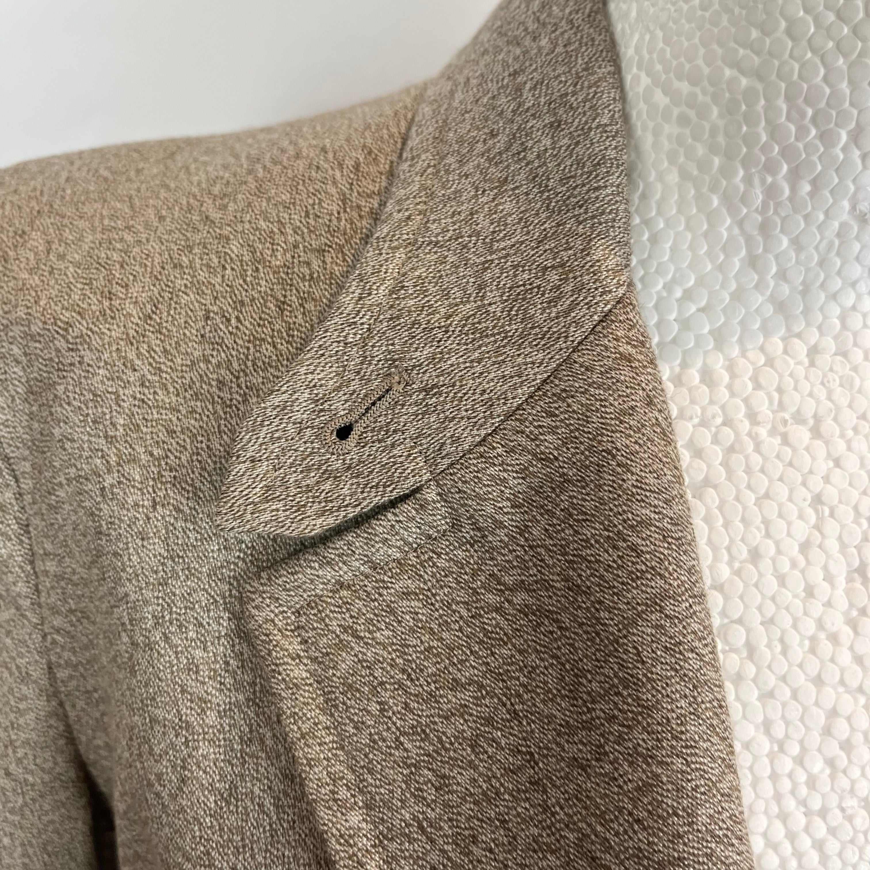 Loro Piana 3000 Beige Marl Cashmere Jacket M