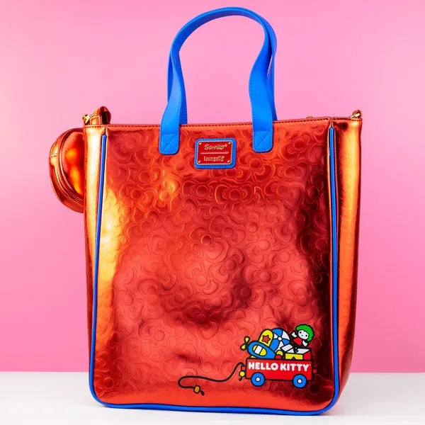 Loungefly x Sanrio Hello Kitty 50th Anniversary Metallic Tote Bag