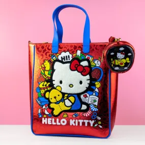 Loungefly x Sanrio Hello Kitty 50th Anniversary Metallic Tote Bag