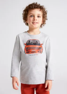 L/s shirt for boy - Grey vigor