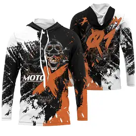 Maillot Cross Protection UV, Cadeau Personnalisé Pilote Maillot de Course Jersey MX - CT20122220