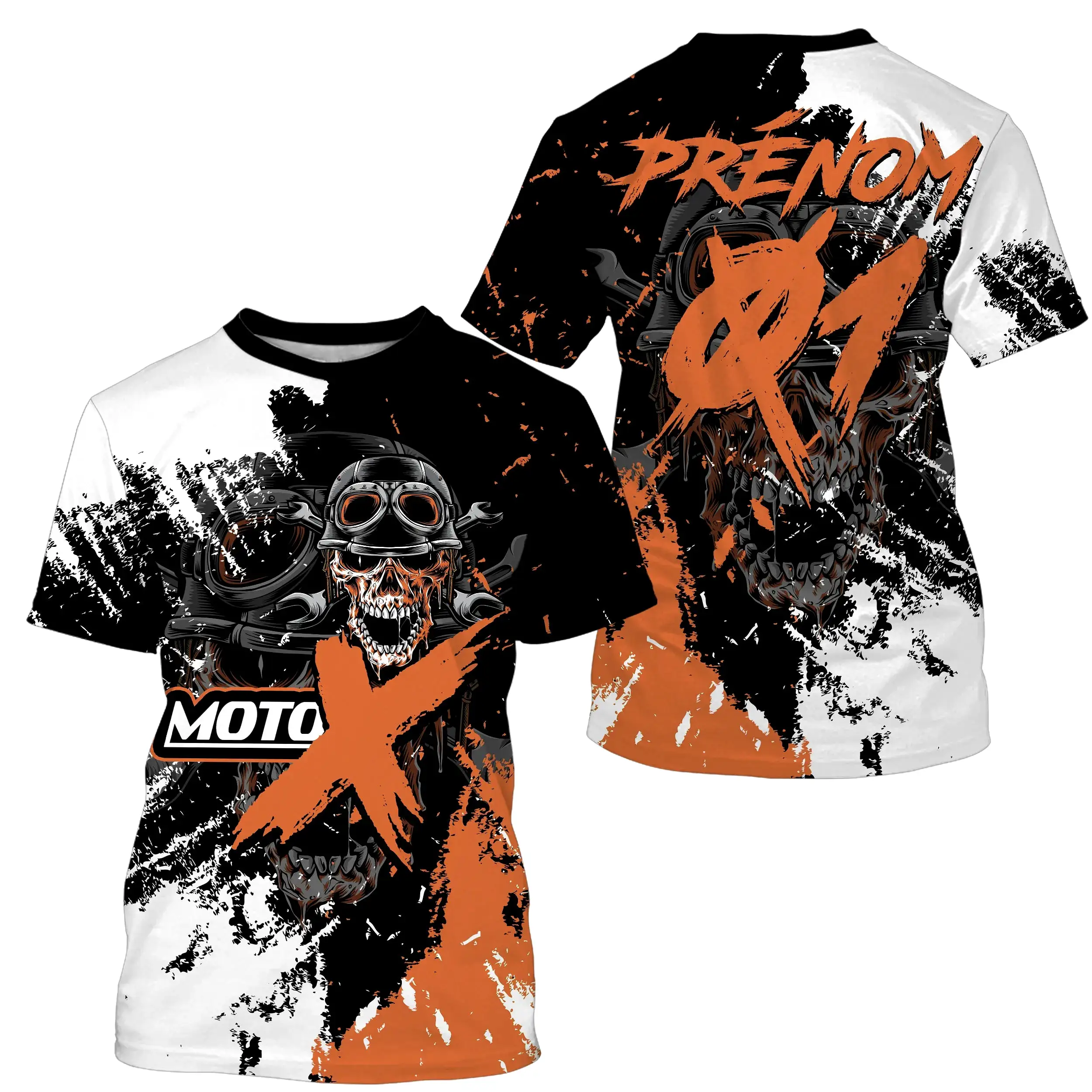 Maillot Cross Protection UV, Cadeau Personnalisé Pilote Maillot de Course Jersey MX - CT20122220