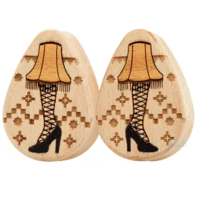 Major Award Wood Teardrop Inlay Plugs