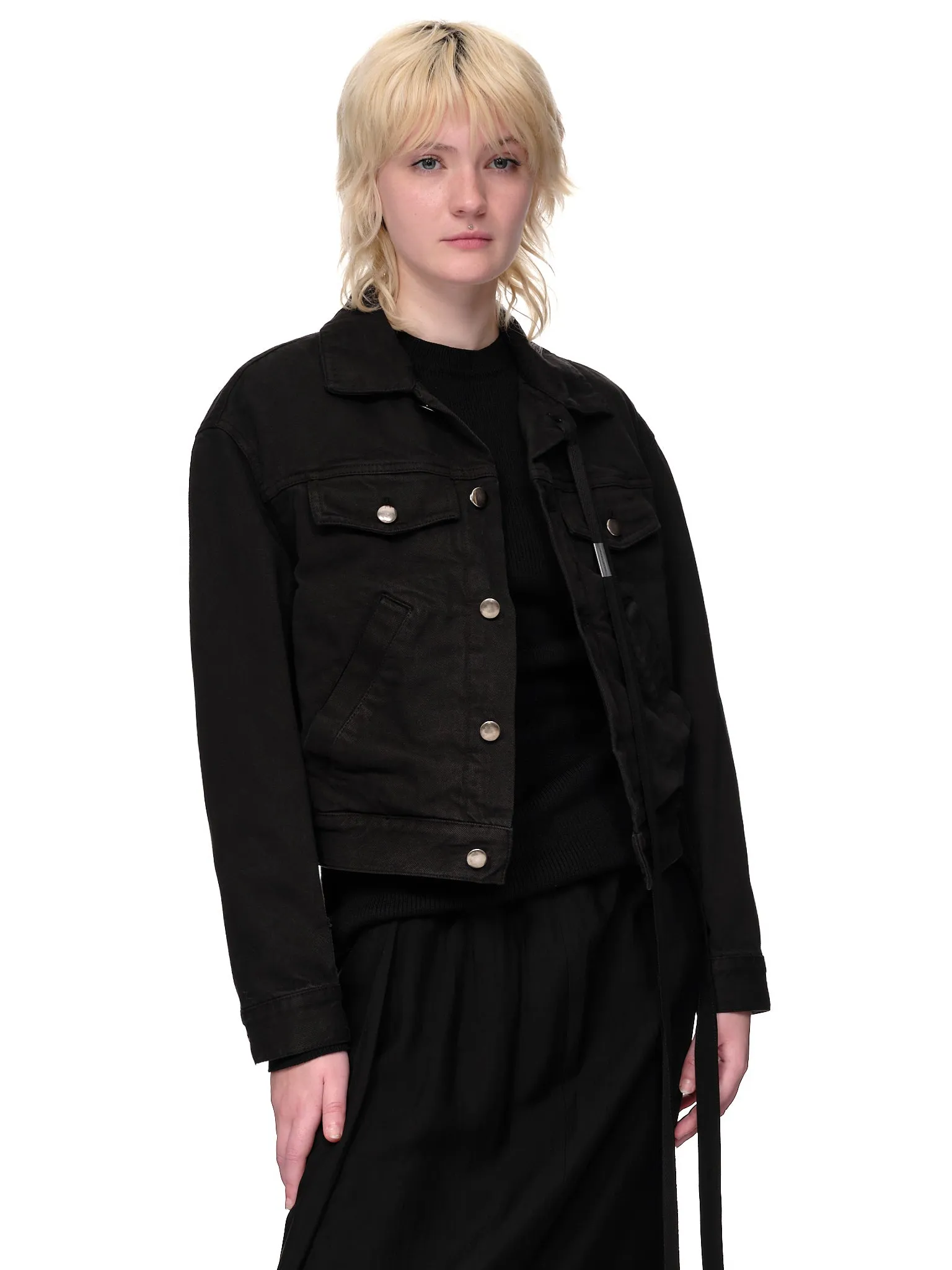 Marthe Denim Jacket (B0010180-FA038-099-BLACK)