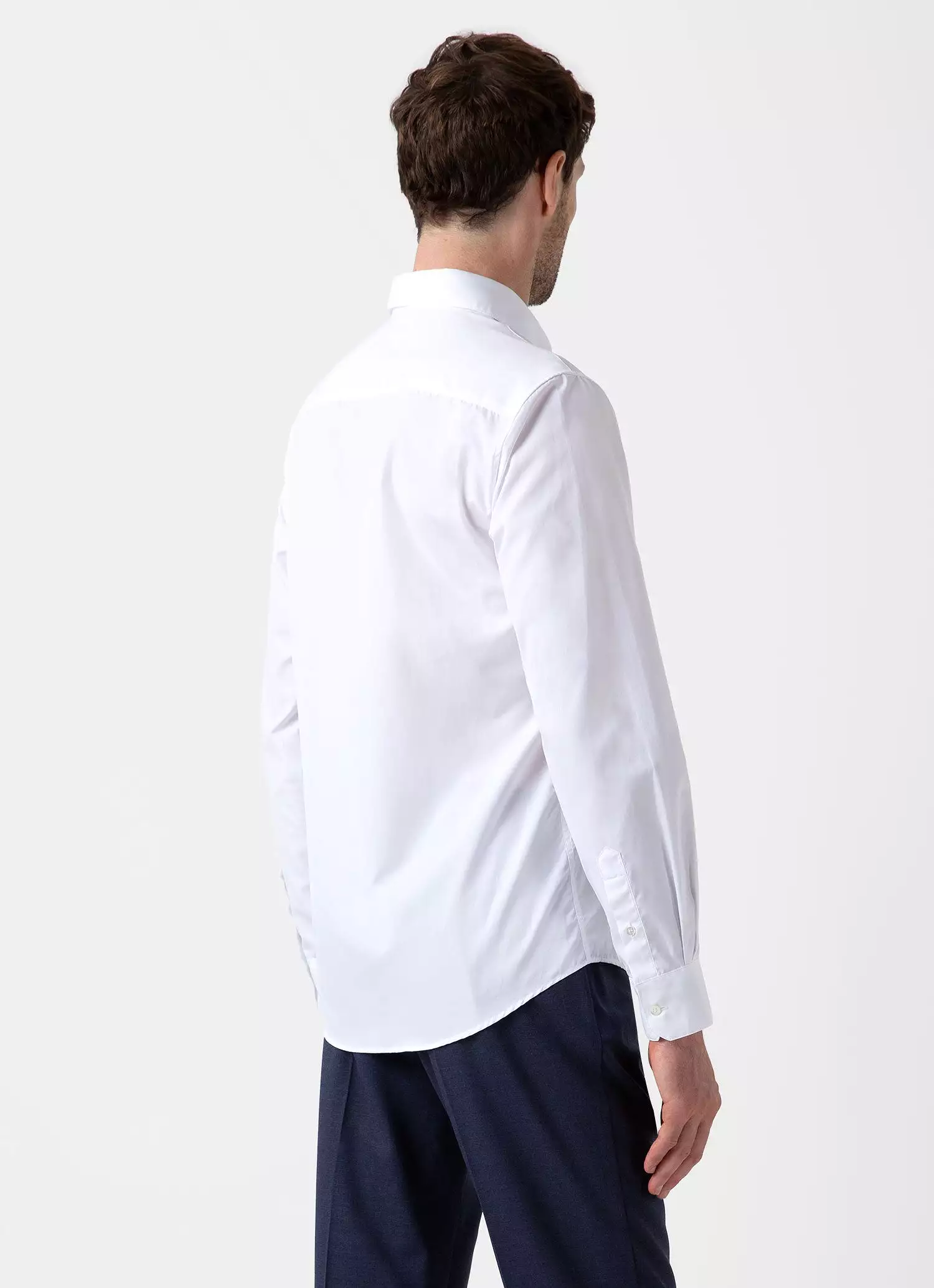 Men's Sea Island Cotton Shirt in White