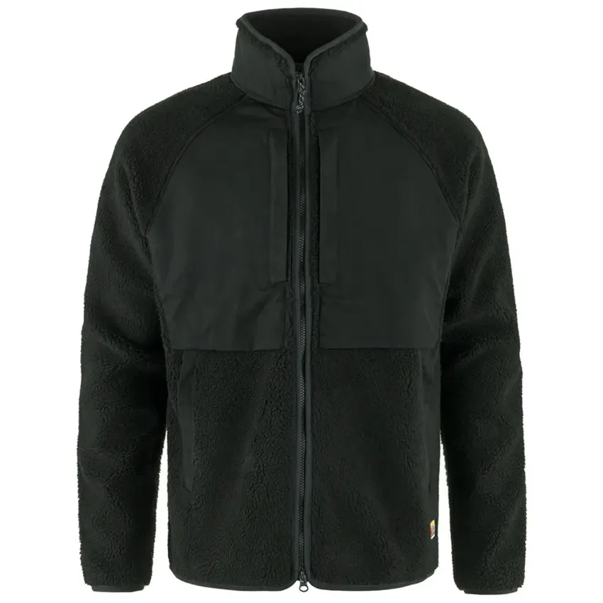 Men's Vardag Pile Jacket - Black / Black