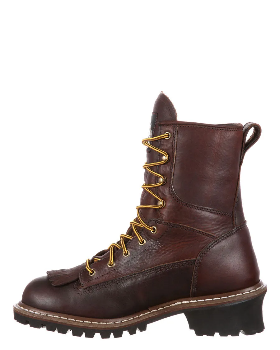 Men's Waterproof Logger Boots