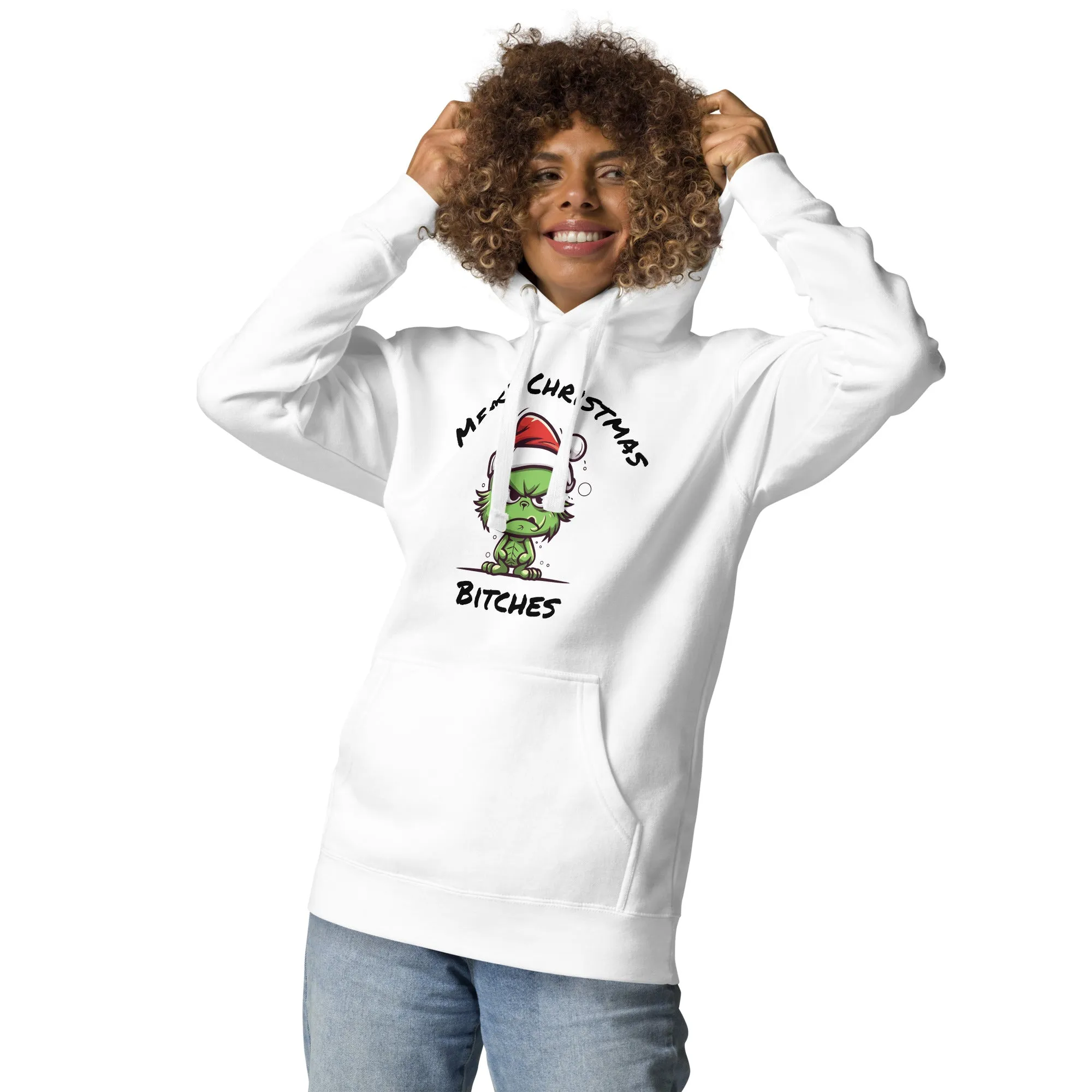 Merry Christmas Bitches Funny Unisex Hoodie