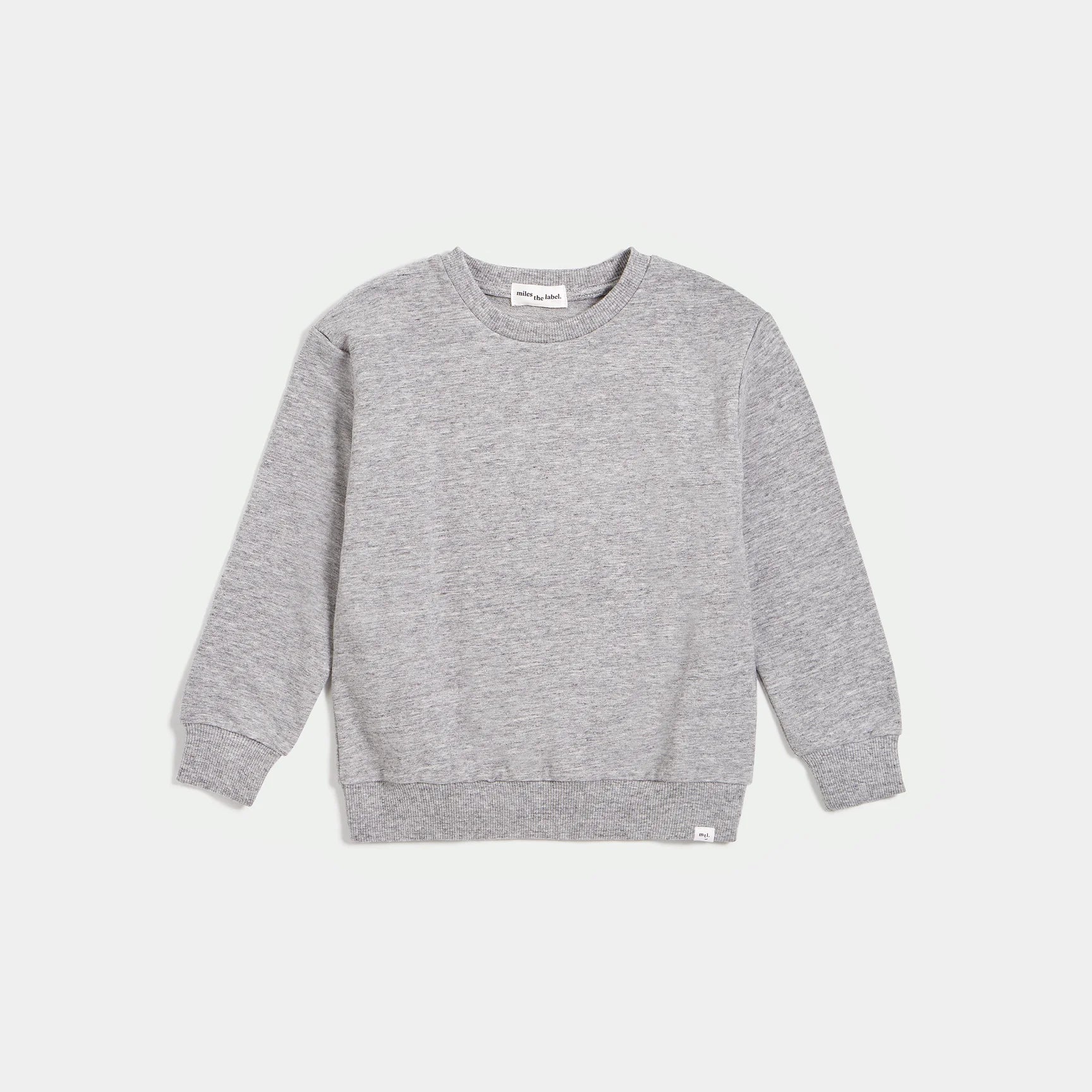 Miles The Label - Miles Basics Heather Grey Sweatshirt