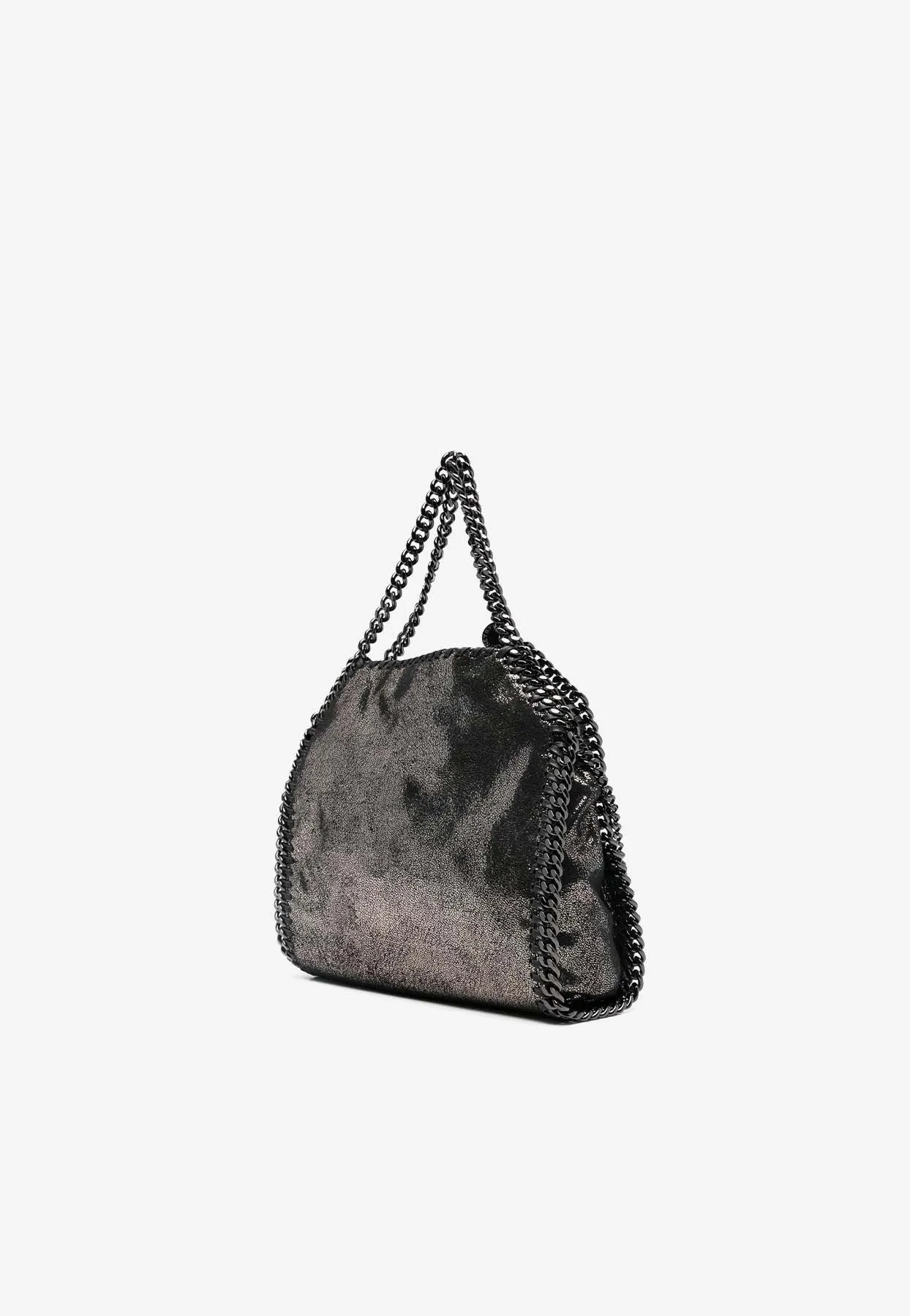 Mini Falabella Metallic Faux Leather Tote Bag