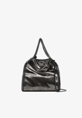 Mini Falabella Metallic Faux Leather Tote Bag