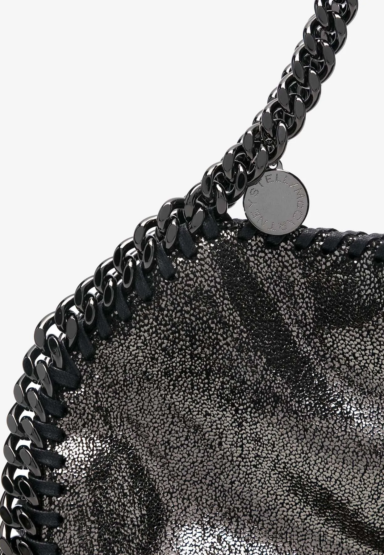 Mini Falabella Metallic Faux Leather Tote Bag