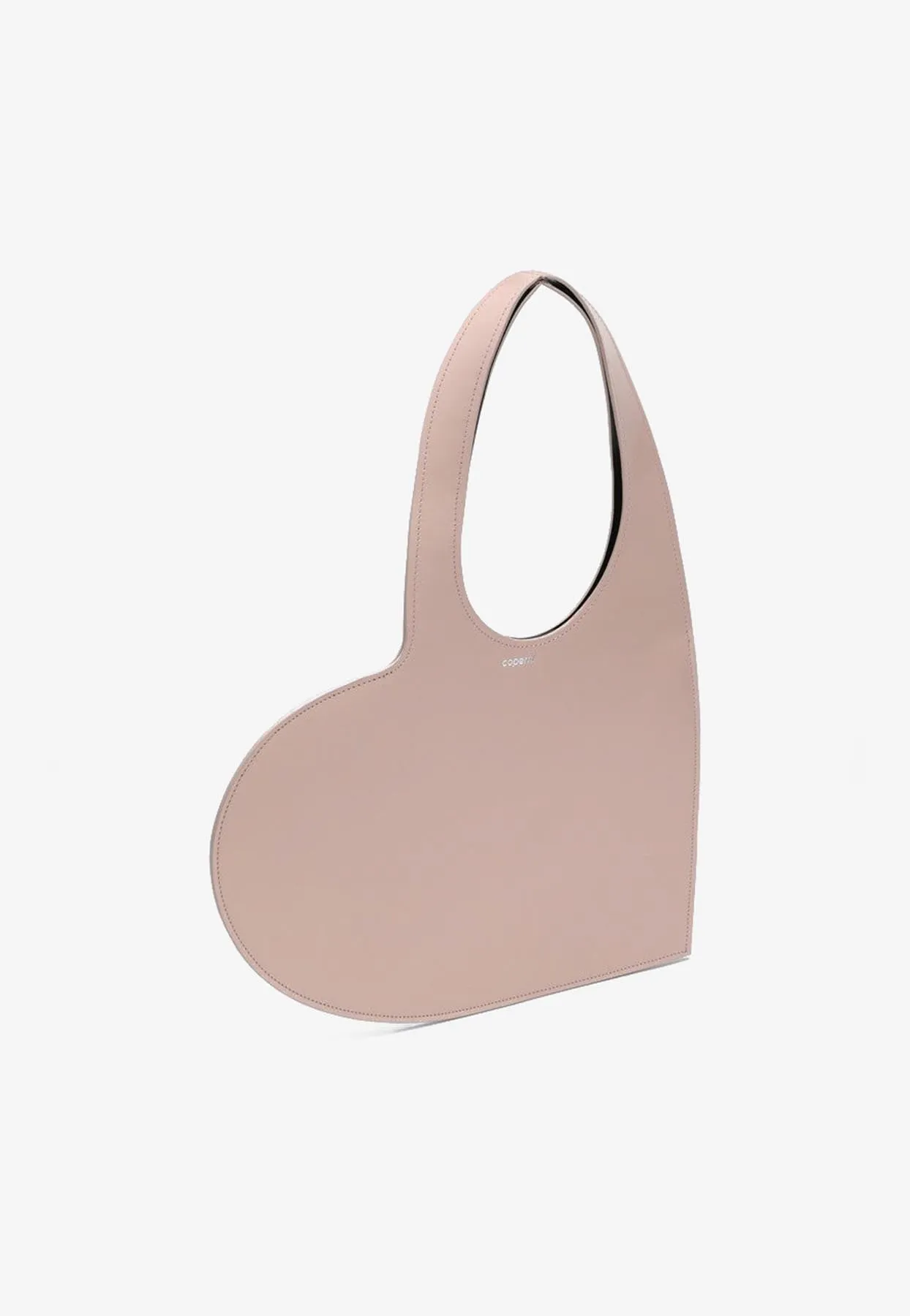 Mini Heart Leather Tote Bag