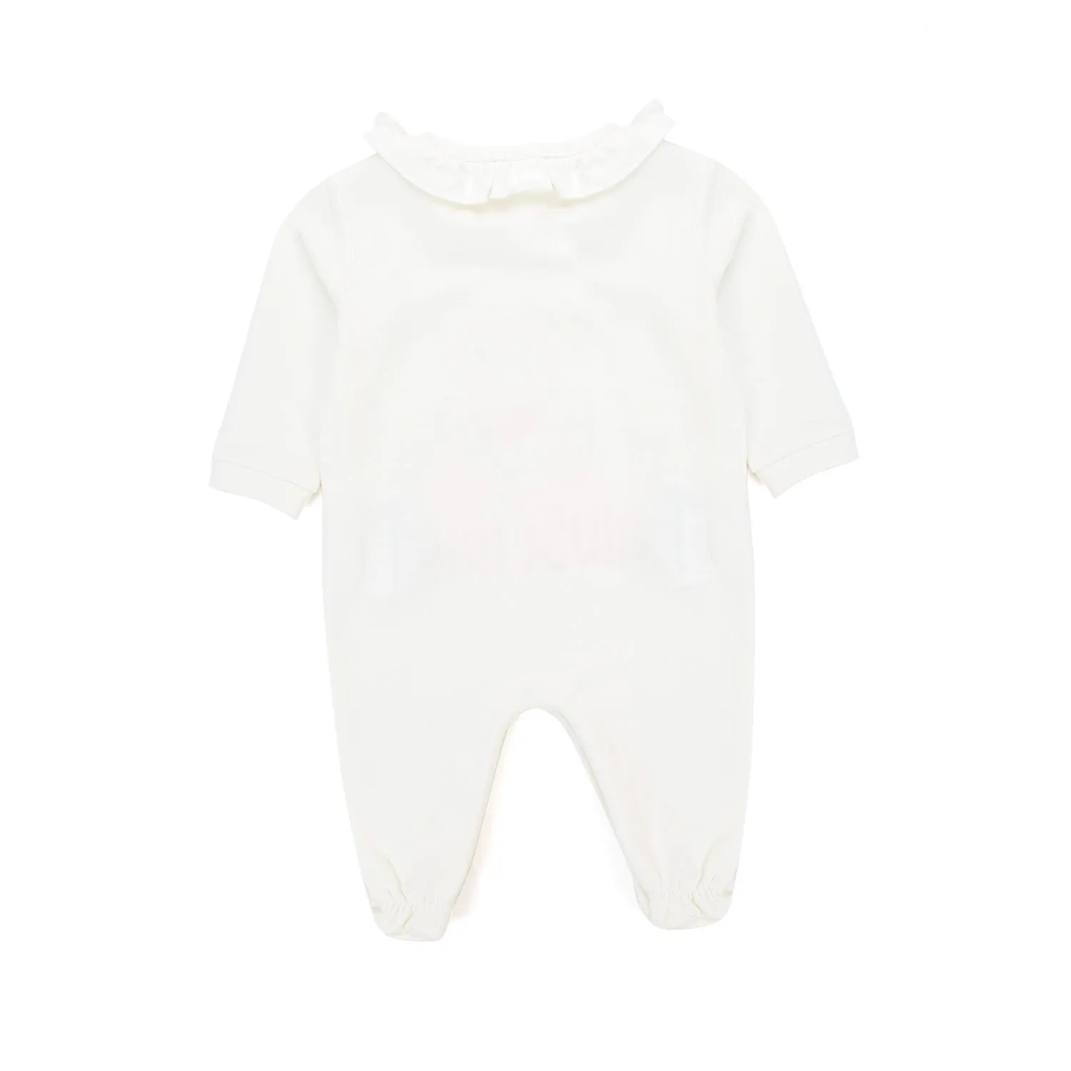 Moschino Teddy Bear White Romper For Baby Girl