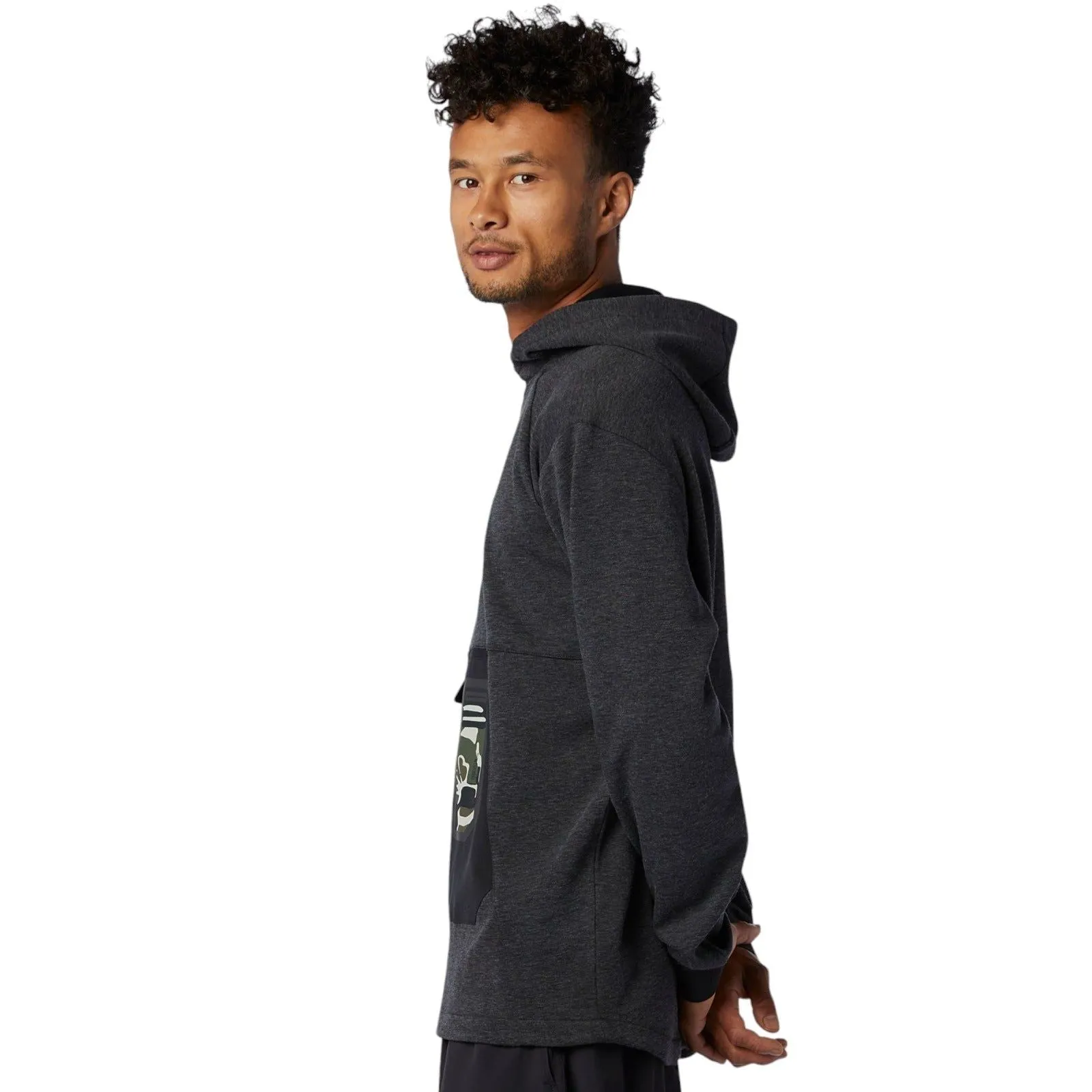 New Balance Men's Fortitech Pullover Hoodie Camo - Grey