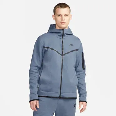 Nike Men's NSW Tech Fleece Hoodie Diffused Blue