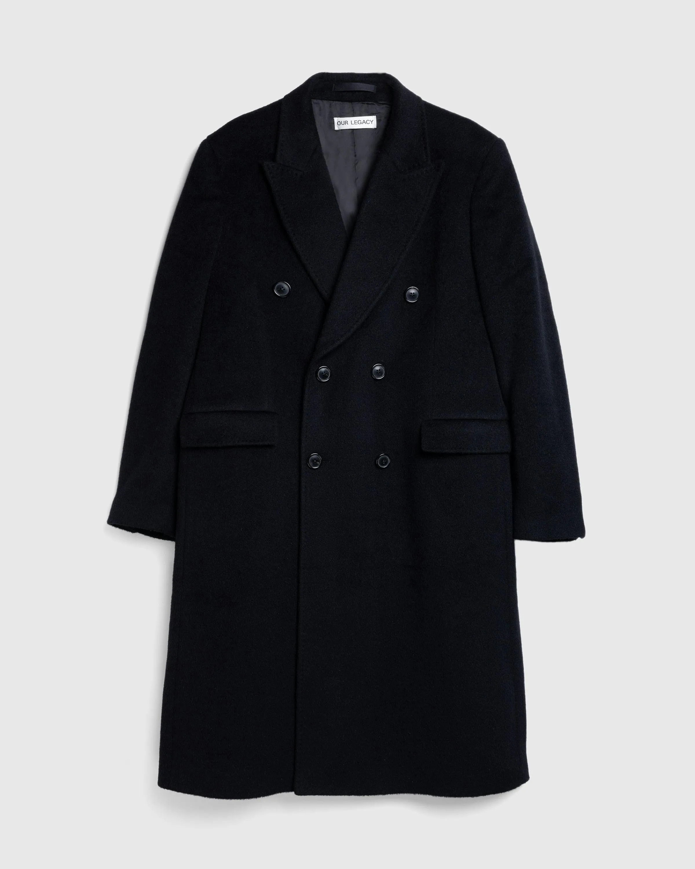 Our Legacy – Whale Coat Black | Highsnobiety Shop