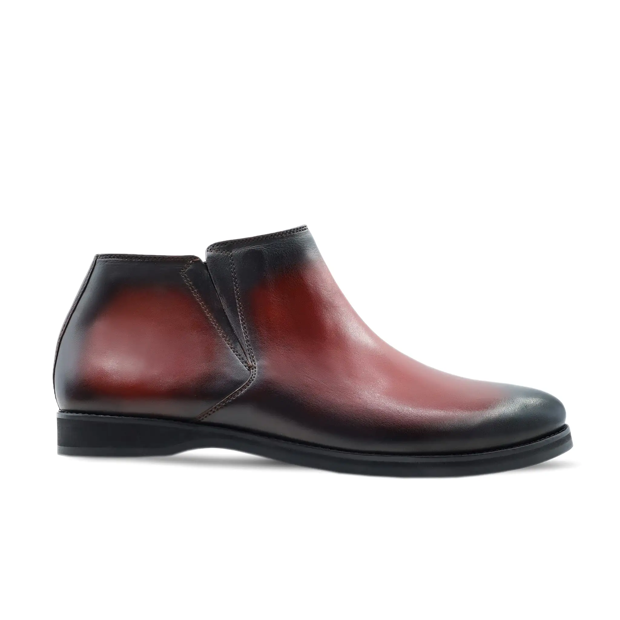 Paister - Men's Burnish Oxblood Calf Leather Chelsea Boot