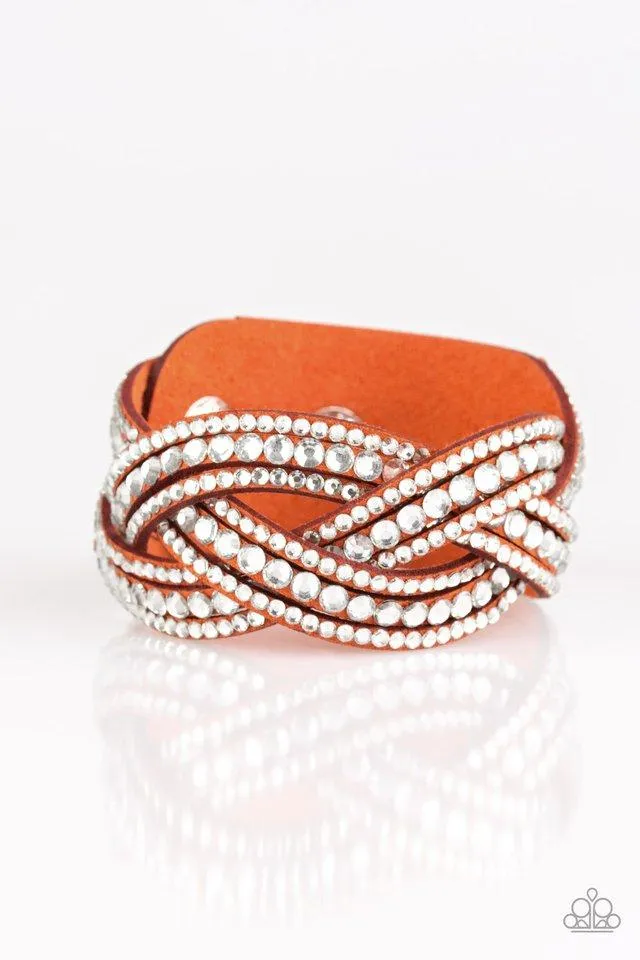 Paparazzi Bracelet ~ Bring On The Bling - Orange